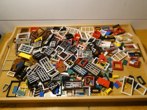 LEGO City Doors Windows Cell Door Prison Tinted Used Lot Parts Pieces