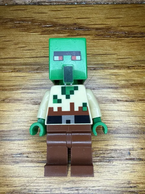 LEGO Minecraft Minifigure Zombie Villager (Genuine)