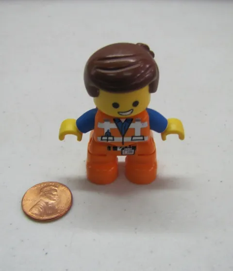 Lego Duplo EMMET BRUNETTE MAN 2.5" FIGURE from THE LEGO MOVIE HERO