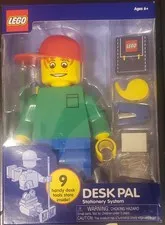 Lego Desk Pal Stationary System Boy w/ Green Shirt (Pepper Roni)