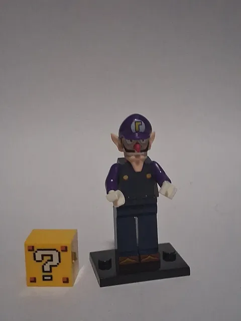 Luigi Villan Minifigure Super Mario All Star Rare Custom Lego Pad Printed 