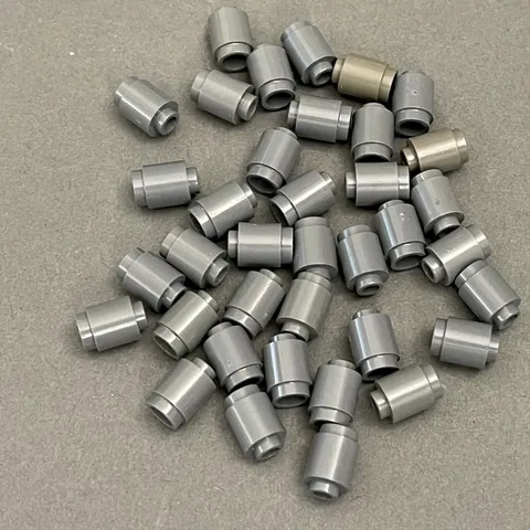 Lego 3062 30068 Dark Blue & Old Gray Replacement Parts Pieces Lot of 37
