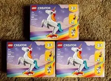 LEGO Creator 3 in 1 Magical Unicorn 31140 - 3 sets