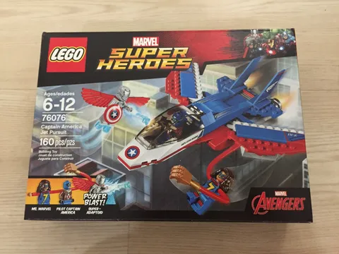 Lego 76076 Captain America Jet Pursuit Factory Sealed New Mini Figure Marvel