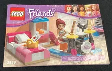 Lego Friends Instruction Manual Set 3939 Mia's Bedroom 2012 Retired Original