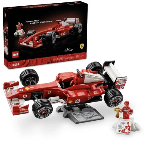 New LEGO#11357-dLA FERRARI F2004 ET Michael Schumacher Lego Kit-Factory Sealed🔥