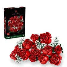 LEGO Botanicals Bouquet of Roses Building Set Red Roses Gift Ages 18+ 10328