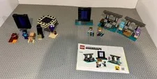 Lego 21252 21584 Minecraft Lot 2 Complete Sets The Armory & Nether & End Portal