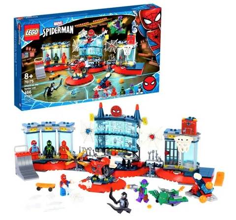 LEGO 76175 MARVEL SpiderMan Attack on Spider Lair Venom Green Goblin Collectible