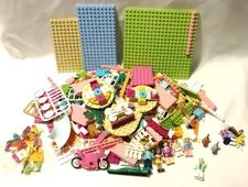 Lego Friends 1 LB Lot Bricks Parts Pieces Pets Motorcycle Playground Princess B2