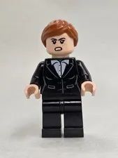 LEGO® Minifig sh0740 - Pepper Potts - Black Suit, Ponytail 14a