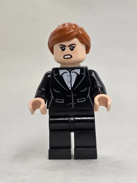 LEGO® Minifig sh0740 - Pepper Potts - Black Suit, Ponytail 14a