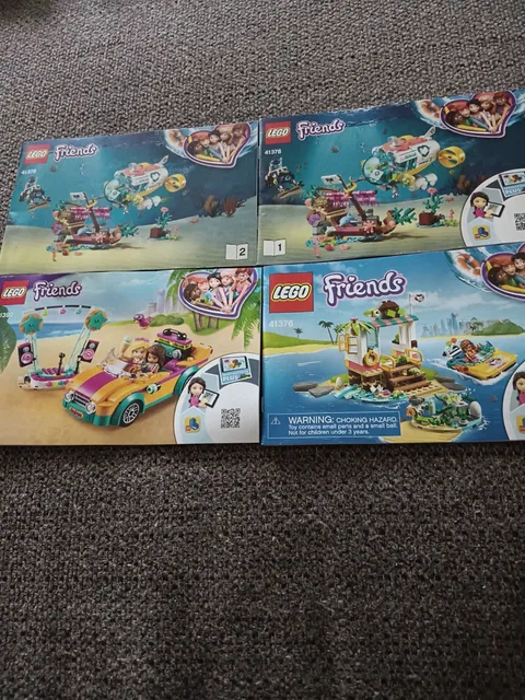 4 LEGO FRIENDS#41378( 2),,,41390,,41376,,LEGO INSTRUCTION MANUALS,, ONLY,,LOOK 