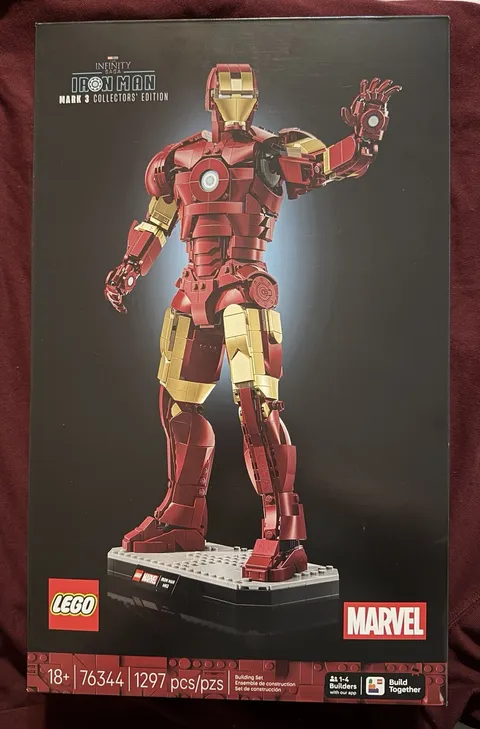 LEGO Marvel: Iron Man Mark 3 Collectors' Edition (76344) Brand New Sealed