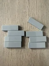 LEGO 63864 Dark Bluish Gray Tile 1 x 3 Bulk 10 Pieces