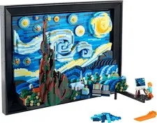 LEGO Ideas: Vincent van Gogh - The Starry Night (21333) With Frame And Booklet!