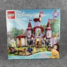 LEGO Disney Princess Belle and the Beast's Castle 43196 Brand New Open Box