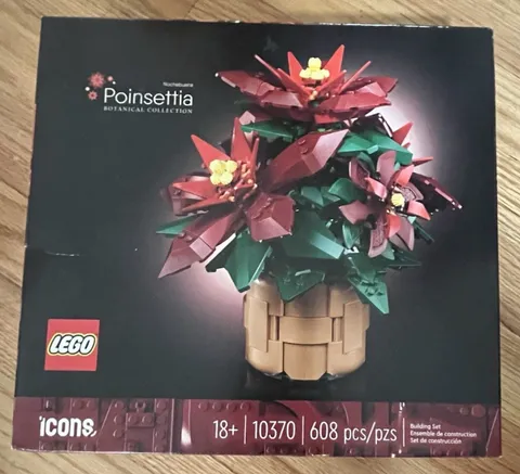 LEGO Set Botanicals: Poinsettia (10370)n- NIB