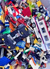 LEGO 10lb Bulk Lot Random Parts Pieces Bricks Doors Cars Washed and Sanitized!