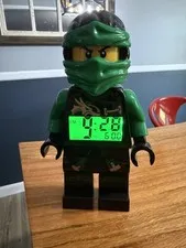 LEGO Ninjago Lloyd Alarm Clock Works Great And Super Clean!