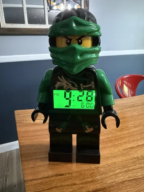 LEGO Ninjago Lloyd Alarm Clock Works Great And Super Clean!