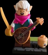 Elf Bard coldnd-9 Dungeons and Dragons CMF Minifigure Lego B1F2
