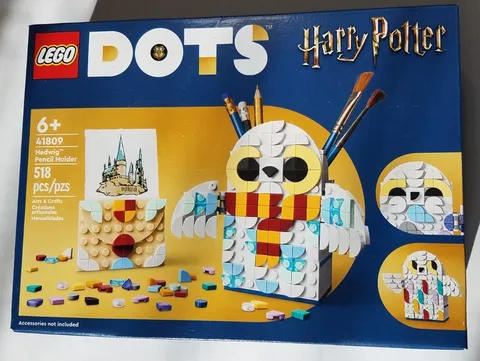 LEGO DOTS Hedwig Pencil Holder 41809 Harry Potter Owl Desk Accessory NEW