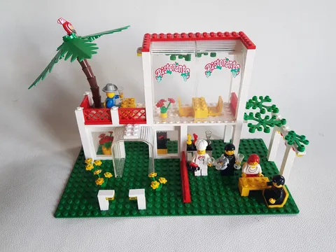 Lego 6376 Breezeway Cafe 6376-1 Italian Restaurant 1990 Ristorante Legoland Town