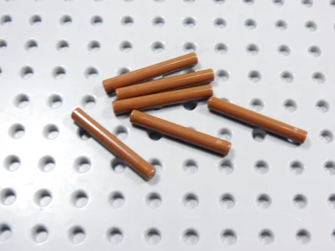 LEGO Lot of 6 Reddish Brown 3L Staffs Wands Blades Weapon Minifig BI