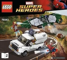 LEGO® Marvel™ Beware the Vulture instruction manual  1/2 | #76083 |  Year: 2017