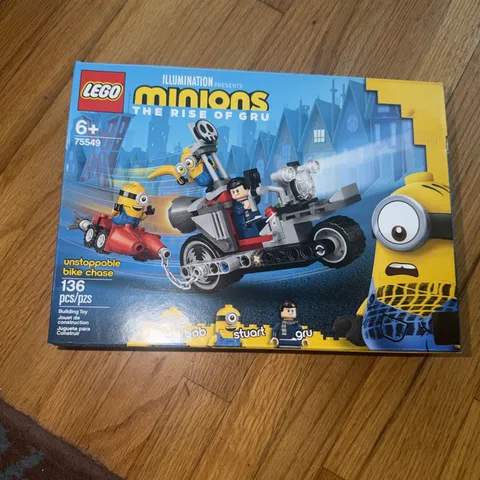 LEGO Minions 75549 Unstoppable Bike Chase - NEW - FACTORY SEALED - RETIRED