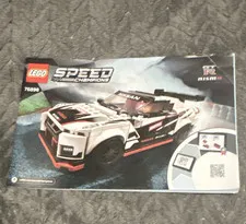 LEGO Nissan GT-R NISMO Speed Champions 76896 Instruction Manual Booklet