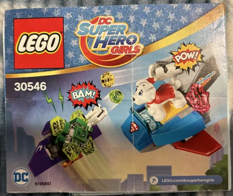2017 LEGO DC Super-Hero Girls Instruction Manual #30546 Exc Condition