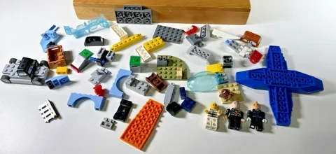  Bag Of Vintage? Lego Pieces Lot Variety Mixture Of Small Legos LOOK