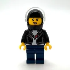 LEGO Chevrolet Corvette Driver Minifigure Speed Champions 76093 Female Racing