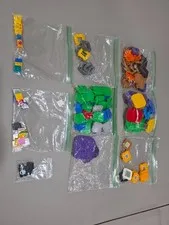 Lego Super Mario Bros Lot Plates Tiles Flags Printed Scanner Code - NEW Pieces