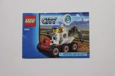 LEGO® City 3365 Space Moon Buggy Instruction Manual Only!