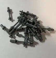 Lego 25x Minifigure Utensil Ski Ski Pole Rod 3L 90540 18745 New Dark Gray New