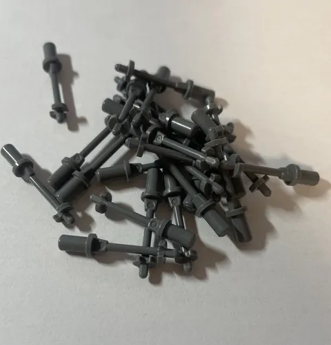 Lego 25x Minifigure Utensil Ski Ski Pole Rod 3L 90540 18745 New Dark Gray New