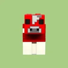 LEGO 21129 Minecraft Red Cow Minifigure 2017 Retired