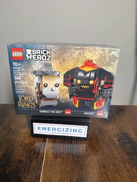 LEGO BRICKHEADZ: Gandalf the Grey & Balrog (40631) New/sealed, Unopened