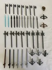 Lot of 42 Lego Knights Weapons Parts Pieces #64