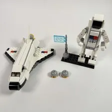 LEGO Creator 3-in-1 31134 Space Shuttle Astronaut Partial Lot No Manuals Box