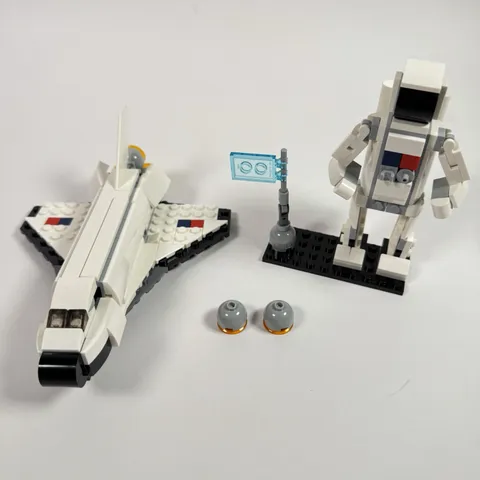 LEGO Creator 3-in-1 31134 Space Shuttle Astronaut Partial Lot No Manuals Box
