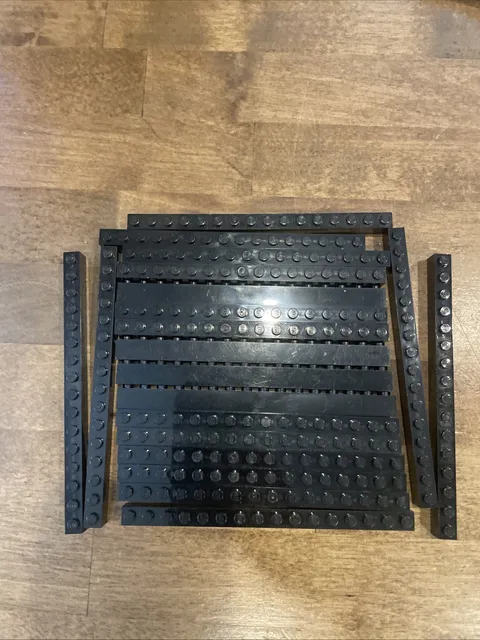 LEGO BLACK LOT 20 1X16 Building Bricks Blocks
