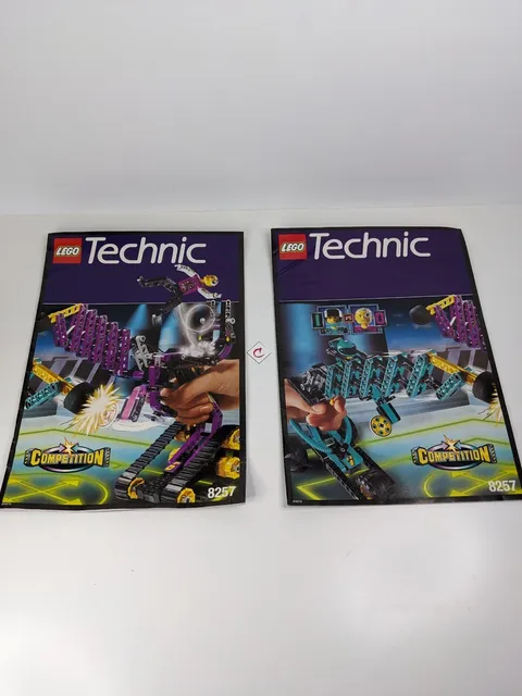 Lego Technic Cyber Strikers 8257 *Both Manuals Only* Rare Vintage 1998