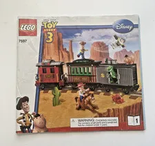 2010 LEGO Toy Story 3 Western Train Chase 7597 MANUAL ONLY Book 1