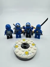 Lego Ninjago Jay Minifigure Bundle with Spinner (njo004,njo047, njo160,njo009)