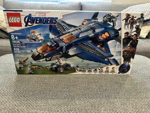 LEGO 76126 Marvel Avengers Ultimate Quinjet, RETIRED NEW in Sealed Box
