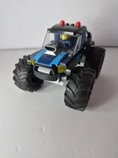 LEGO 60402 City Blue Monster Truck Off-Road Toy Already Build No Box, With Figur